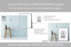 Frame Mockup Bundle Vol 3 Frame Mockups Photoshop Program Aztec Design Background