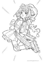 These characters share similar appearances and traits to their cardcaptor sakura inspirations, but they are not the same characters. Cardcaptor Sakura Color Page Coloring Pages For Kids Cartoon Characters Coloring Pages Printable Coloring Pages Color Pages Kids Coloring Pages Coloring Sheet Coloring Page