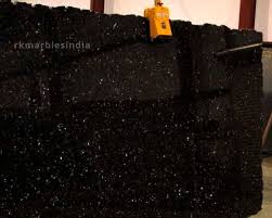 This low grade granite is usually imported from china and sold through granite liquidators, big box stores, or cut into tile. Black Galaxy White Star Granite Rk Marbles India Best Price