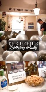 The Office Themed Birthday Party Practical And Pretty Office Birthday Party Office Themed Party Office Birthday
