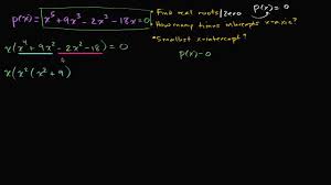Then the degree of is. Finding Zeros Of Polynomials 1 Of 2 Video Khan Academy