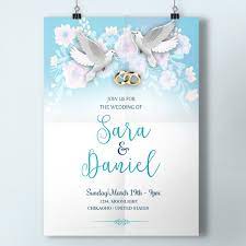 Wedding Wedding Inviatation Invitation Ring Wedding Invitations Wedding Doves Wreath Wedding Invitations