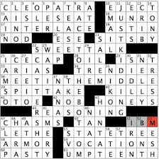 Check spelling or type a new query. Rex Parker Does The Nyt Crossword Puzzle