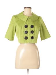 Details About Signature By Robbie Bee Women Green Jacket 10 Petite