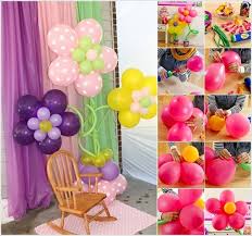 Although you can place this decorative piece anywhere you like, we suggest putting it up to the ceiling at the entrance, as it looks at its best in that position. Wonderful Diy Pretty Balloon Flowers For Party