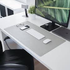 Leather Desk Mat Grey Leather Desk Desk Mat Desk
