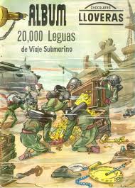 20 000 Leguas De Viaje Submarino Album De Cromos Publicado Por Chocolates Llovera Cromos Libros En Espanol Leguas