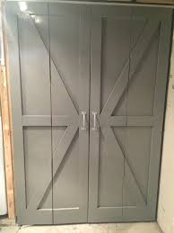 So i chose to hide the exterior door with a sliding barn door setup. 12 Bifold Barn Doors Ideas Doors Bifold Barn Doors Home Remodeling