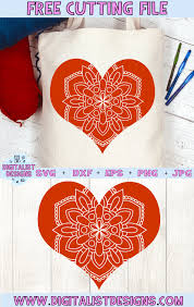 Today i have some free mandala svg designs that will look great on anything. Free Heart Mandala Svg Digitalistdesigns