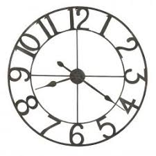 Hung adjacent to a window or door, outdoor garden clocks provide a beautiful assessment of the day ahead. Wrought Iron Metal