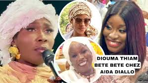 DIOUMA THIAM SÉRIE BÊTE BETE ,NDIOLE TALL ET BADIENE TODJENANIOU CHEZ AIDA  DIALLO "YAYE CHEIKH BI