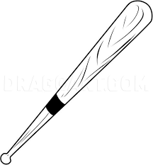 In case you don't like what you did, you can always click the eraser and erase away all. How To Draw A Baseball Bat Coloring Page Trace Drawing