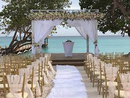 Creams And Pinks Framed This Beautiful Beach Wedding Here At Dreams Dominicus La Romana Dreamsdomin Destination Wedding Beach Wedding Beautiful Beach Wedding