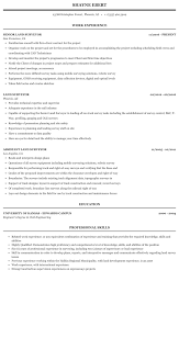 Land Surveyor Resume Sample Mintresume