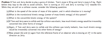 Some of them are quite easy, while some are hard. Solved Problem 3 Tom And Jerry Decide To Play A Game Of Chegg Com