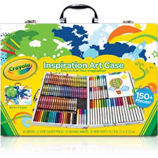 Crayola Assorted Zigzag Inspiration Art Case 140 Piece Art Set For Kids Walmart Com Art Case Crayola Art Set Art Kit