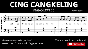 Maybe you would like to learn more about one of these? Notasi Balok Cing Cangkeling Piano Grade 3 Lagu Daerah Jawa Barat Instrumental Youtube