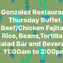 Gonzalez Restaurant from www.facebook.com