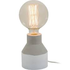 Diy industrial modern wood and concrete table lamp led with a base controlled it mobile app ikea giovanna borza desk how to make an ombre pneumatic addict indoor outdoor wooden office work. Neba 2 Concrete Table Lamp Base Lightingplus