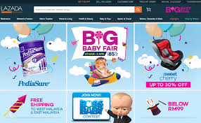 Tak perlu gunakan sabun pun. Lazada Malaysia Big Baby Fair Promosi Barang Bayi Murah