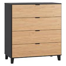 Kommoden & sideboards günstig bei poco kaufen. Kommode Leoncho 33 Farbe Schwarz Eiche Abmessungen 100 X 90 X 47 Cm H X B X T