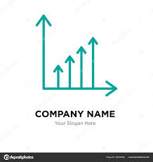Benefit Chart Company Logo Design Template Stock Vector
