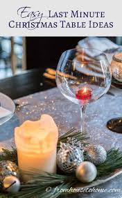Rustic christmas table setting ideas. Easy And Elegant Christmas Table Decoration Ideas Entertaining Diva From House To Home