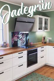 farbtrend jadegrun kuche landhaus modern kuchen planung kuchen design