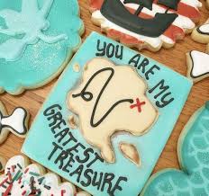 Treasure Map Cookie Cookies Sugar Cookies Cookie Decorating