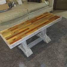 Made in the usa, this coffee table measures 18'' h x 40'' l x 40'' w and weighs 40. Butcher Block Coffee Table Ryobi Nation Projects