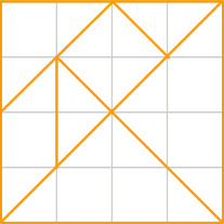 Printable Tangram Template Make Tangram Puzzle Pieces Tangram Patterns Tangram Puzzles Tangram