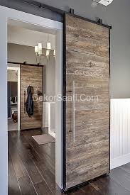 En Son Ahsap Surgulu Kapi Mekanizmalari Gorselleri Ahsap Diseno De Modelos De Puertas Gorselleri In 2020 Barn Door Designs Wood Doors Interior Home Interior Design