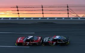 Big pileups are nothing unusual in nascar, with cars running in tight packs at high speeds as they draft off check out the big one at talladega in the full clip below. Regan Smith Wins Wild Nationwide Race At Talladega The Spokesman Review