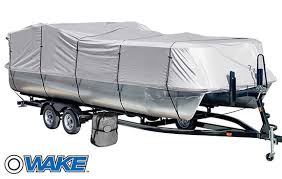 It fits most pontoon boats between 17 and 20 ft x 102 w. Wake Style Fit Pontoon Boat Cover National Boat Covers
