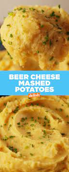 Beer Cheese Mashed Potatoes Recipe Beer Cheese Food Beer Recipes