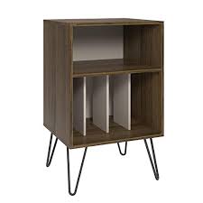 The stand can hold up to 60 lbs. Novogratz Concord Turntable Stand Brown Oak White Buy Online In Mauritius At Mauritius Desertcart Com Productid 92874565