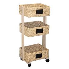 Desserte A Roulettes 3 Paniers Tressesparfait Pour Un Rangement Organise La Desserte A Roulettes Est Com Desserte A Roulette Panier Rangement Desserte Cuisine