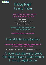 From tricky riddles to u.s. Dlr Libraries Our Friday Night Family Trivia Theme Facebook