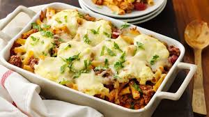 Love Lasagna Then You Need To Try Our Baked Ziti Casserole Topped With Creamy Ricotta Cheese Filled With Recipes Comfort Food Recipes Casseroles Baked Ziti