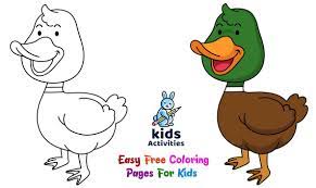 Children love to select the colors and add an unique flair to their coloring pages. Best And Easy Free Coloring Pages For Kids Kids Activities