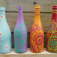 Livisbottleshop Bottle Art Wine Bottle Art Wine Bottle Diy Crafts