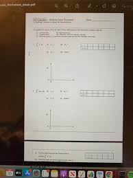 Linear functions review worksheet show all work on your paper as described in class. Ums Worksheet Blank Pdf Q Sear Ap Calculus Riema Chegg Com