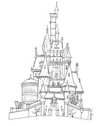 Epingle Par Guillemot Sur Coloriages Coloriage Chateau Pages De Coloriage Disney Dessin Chateau
