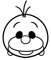 How To Draw Tsum Olaf Step By Step Disney Characters Cartoons Draw Cartoon Characters Free Online Drawin Tsum Tsum Coloring Pages Tsum Tsum Coloring Pages