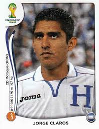 Panini Sticker Fußball WM 2014 Nr. 401 Jorge Claros Honduras Bild NEU  Worldcup