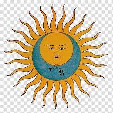 Aesthetic Grunge Teal And Yellow Celestial Sun Illustration Transparent Background Png Clipart Tatuaje Sol Y Luna Fondo De Pantalla Animado Anuncios Antiguos
