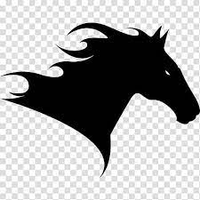 Black Horse Logo Horse Silhouette Black Horse Head Transparent Background Png Clipart Horse Silhouette Horse Illustration Watercolor Horse Painting