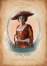 Sanditon Art Series Lady Denham Senditon Art Lady Jane Austen