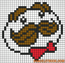 Alpha Friendship Bracelet Pattern 11020 Perler Bead Art Pixel Art Pattern Diy Perler Beads