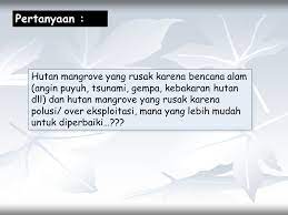 We did not find results for: Konservasi Mangrove Oleh Dr Windarti Msc Ppt Download